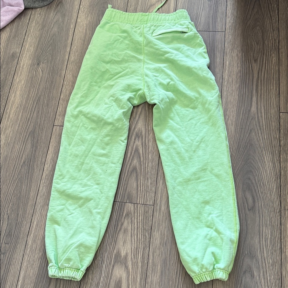 Awake Green Joggers size small medium unisex fashion forward - Picture 5 of 7
